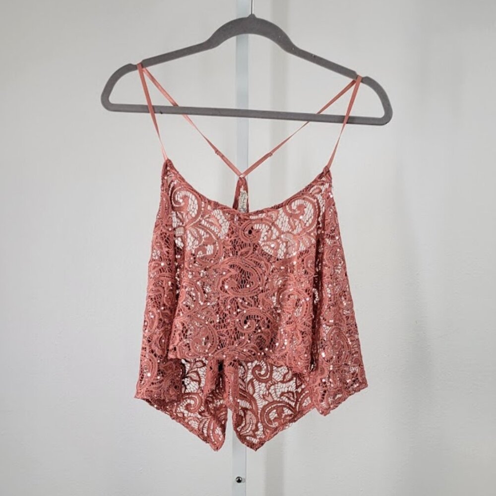 FREE PEOPLE best idea cami top Sz S NEW - Picture 6 of 8
